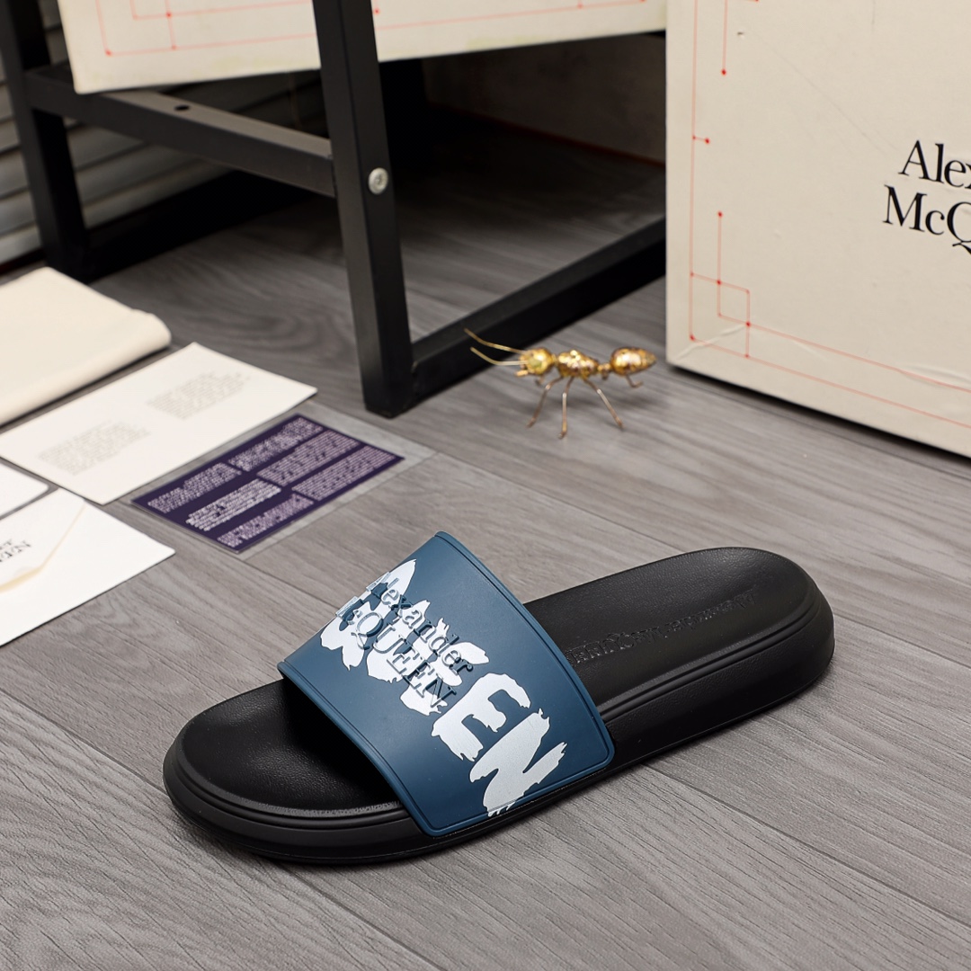 Alexander Mqueen Logo Slipper - 