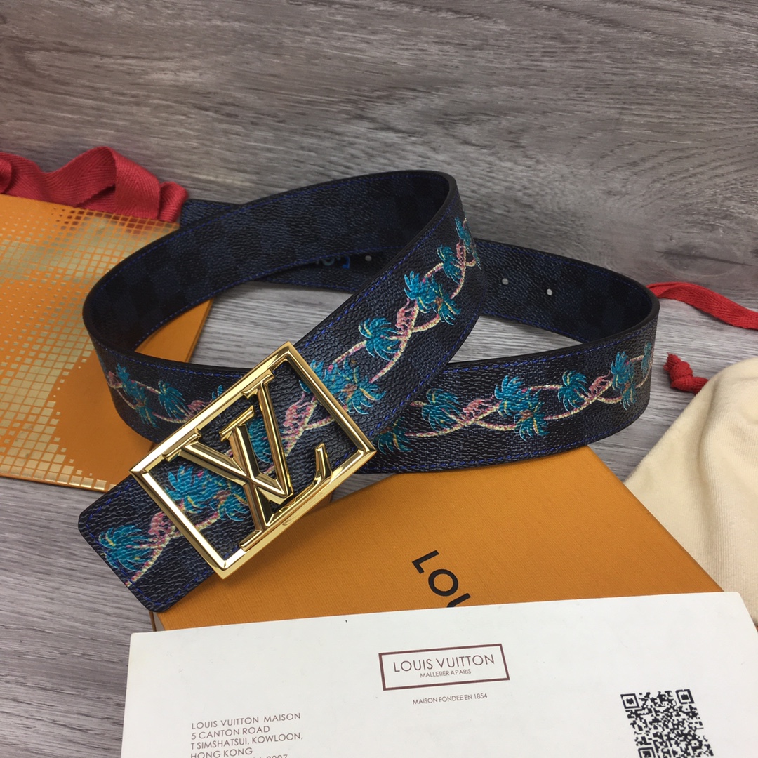 Louis Vuitton Shape 40MM Reversible Belt - PerfectKickZ