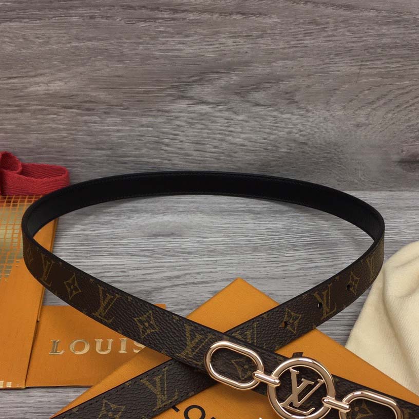 Louis Vuitton Squared LV 20mm Belt - PerfectKickZ