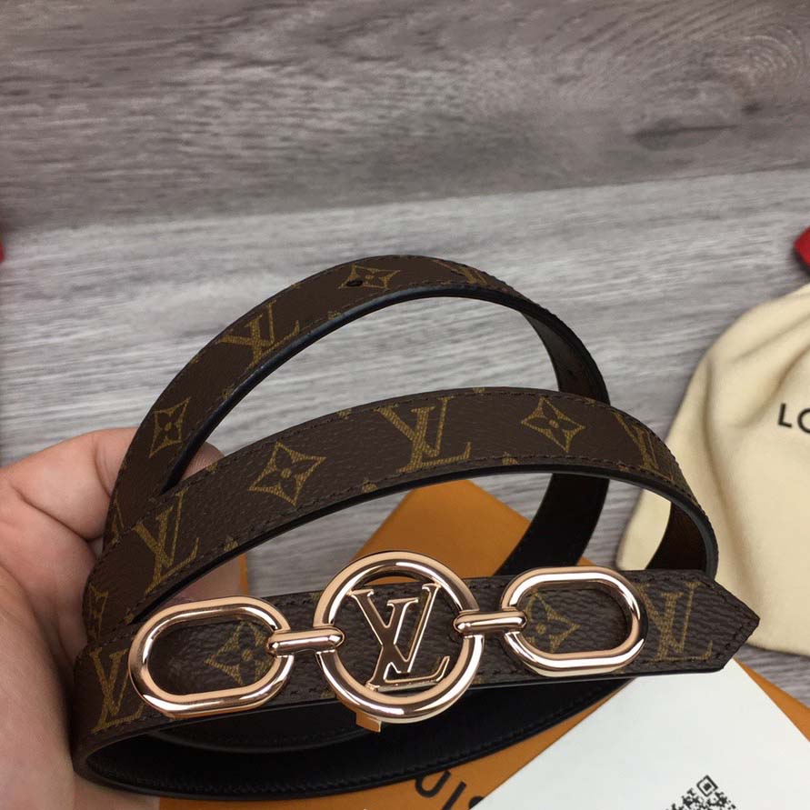 Louis Vuitton Squared LV 20mm Belt - PerfectKickZ