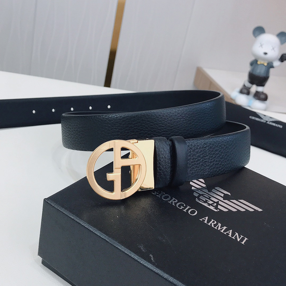 Armani Reversible Leather Belt  35mm - PerfectKickZ