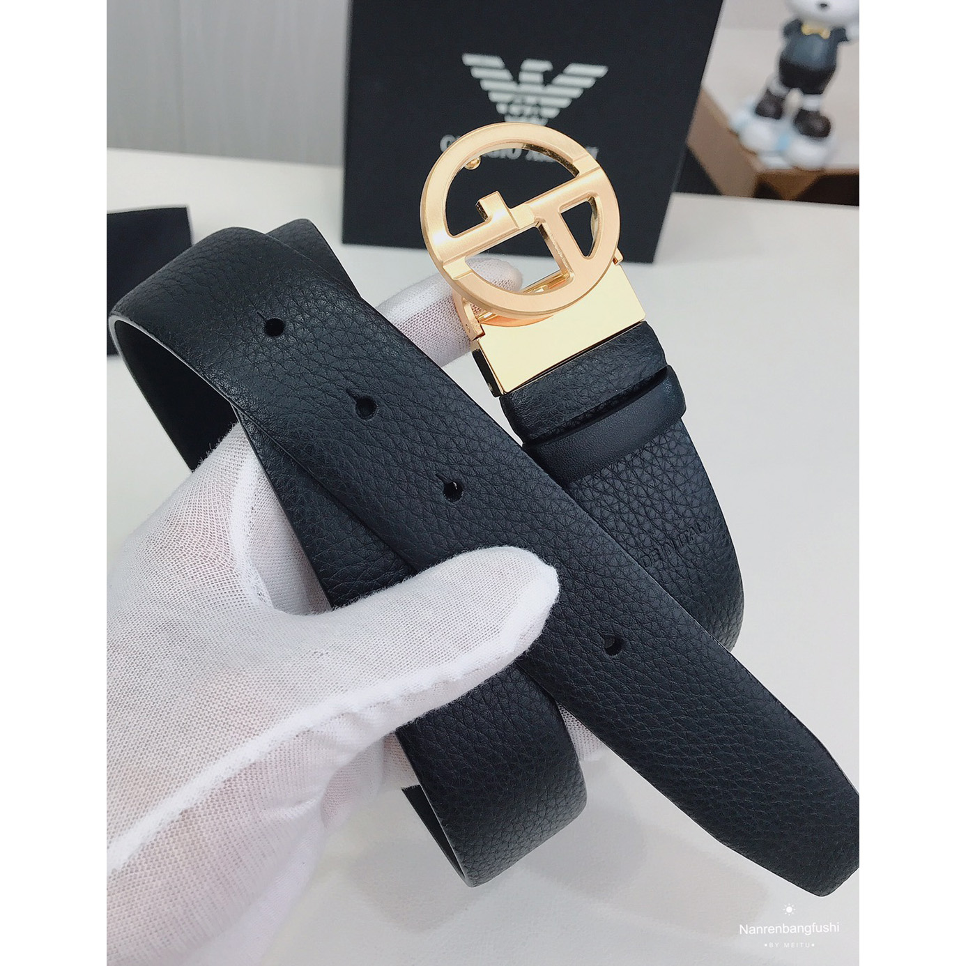 Armani Reversible Leather Belt  35mm - PerfectKickZ
