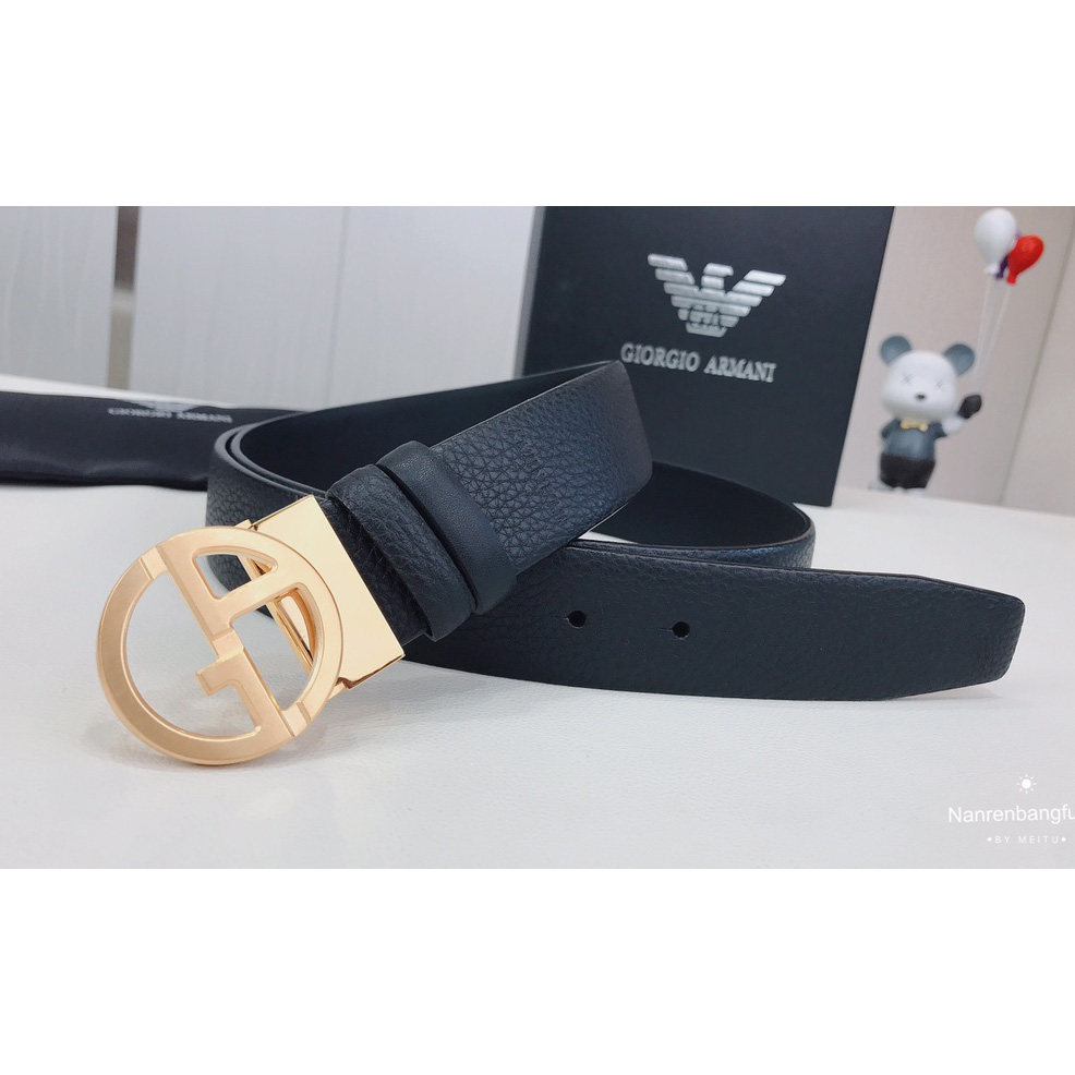 Armani Reversible Leather Belt  35mm - PerfectKickZ