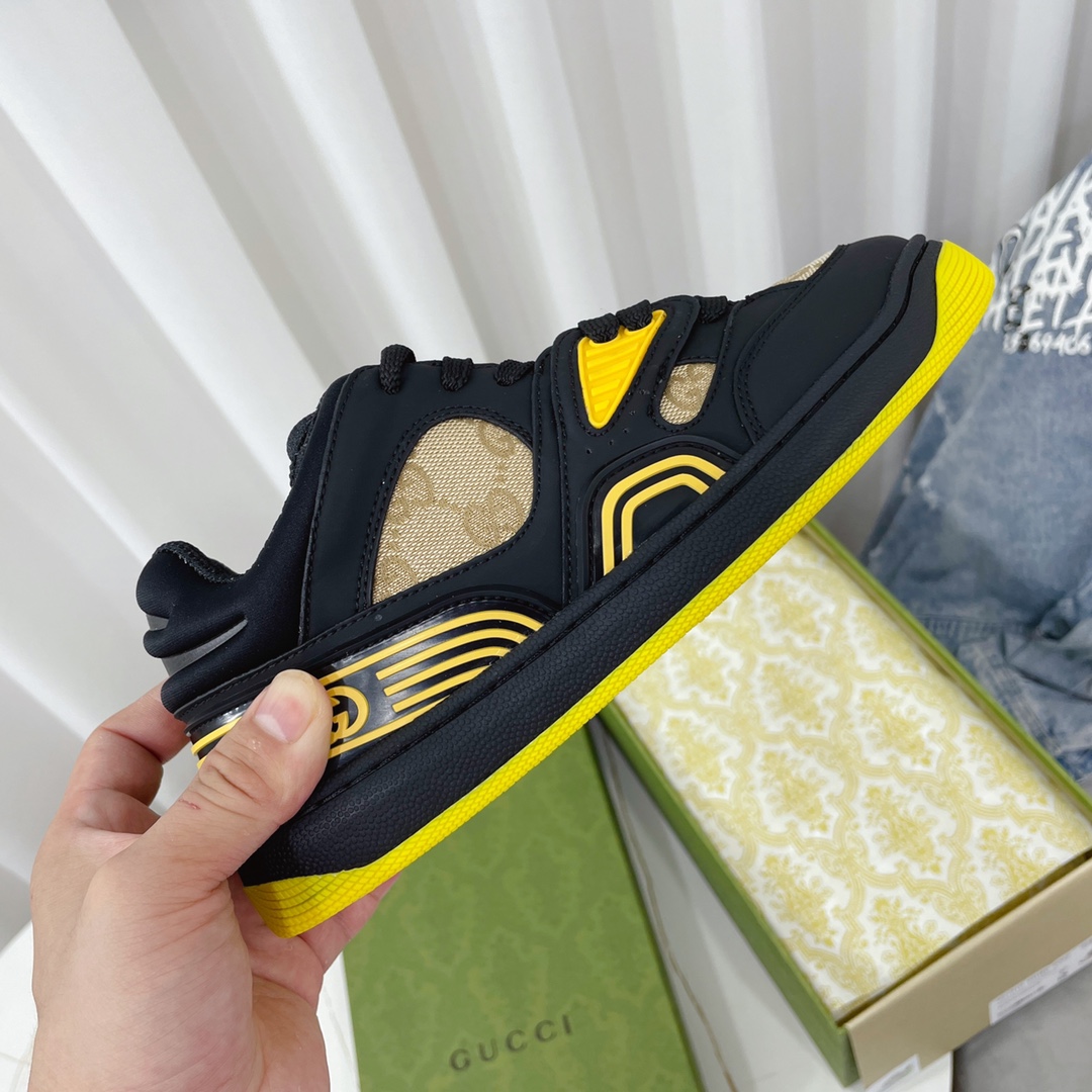 Gucci  Basket Sneaker With Lnterlocking G  - PerfectKickZ