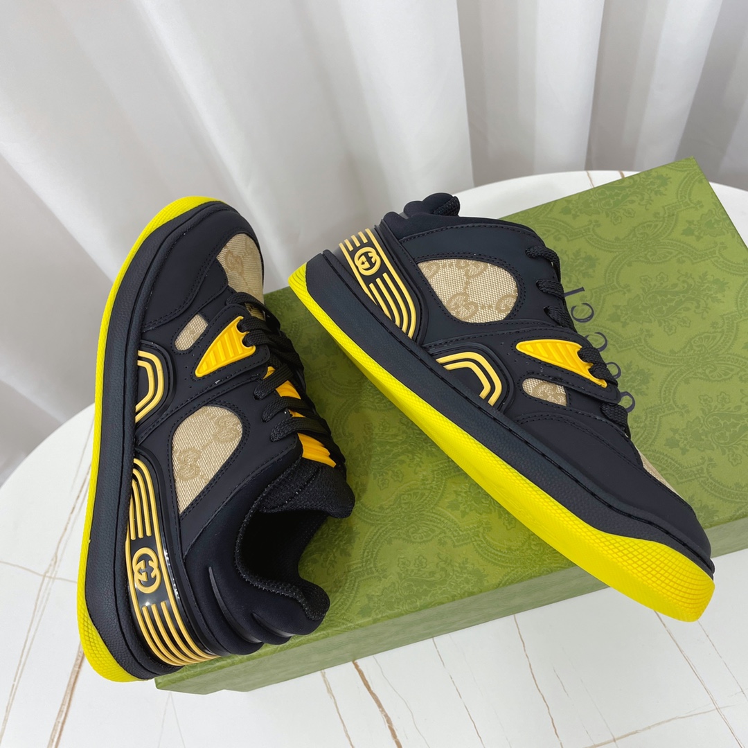 Gucci  Basket Sneaker With Lnterlocking G  - PerfectKickZ