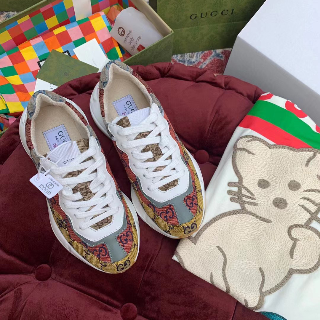 Gucci GG Multicolor Series Rhyton  Sneakers(upon uk size) - PerfectKickZ