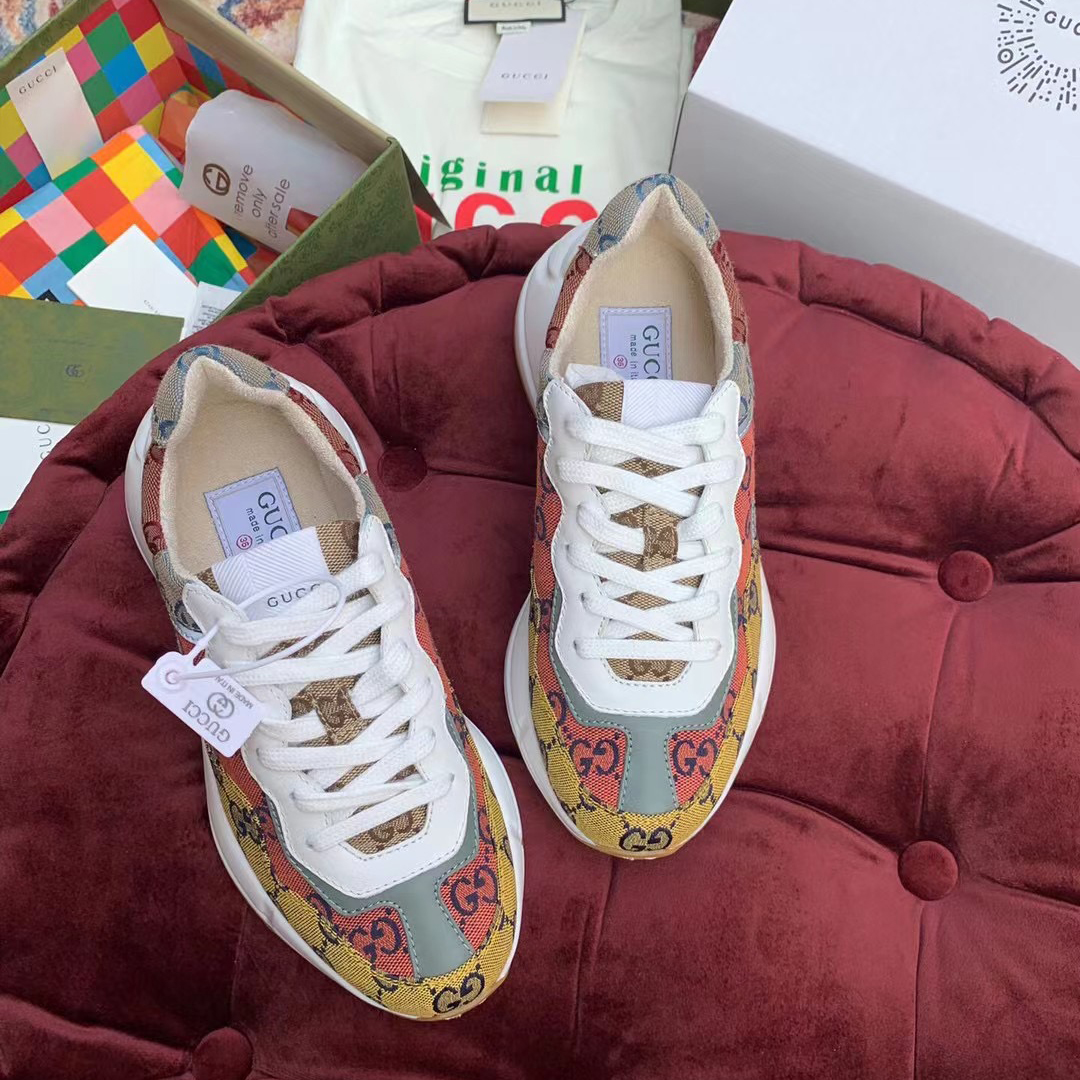 Gucci GG Multicolor Series Rhyton  Sneakers(upon uk size) - PerfectKickZ