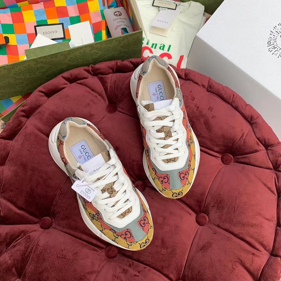 Gucci GG Multicolor Series Rhyton  Sneakers(upon uk size) - PerfectKickZ