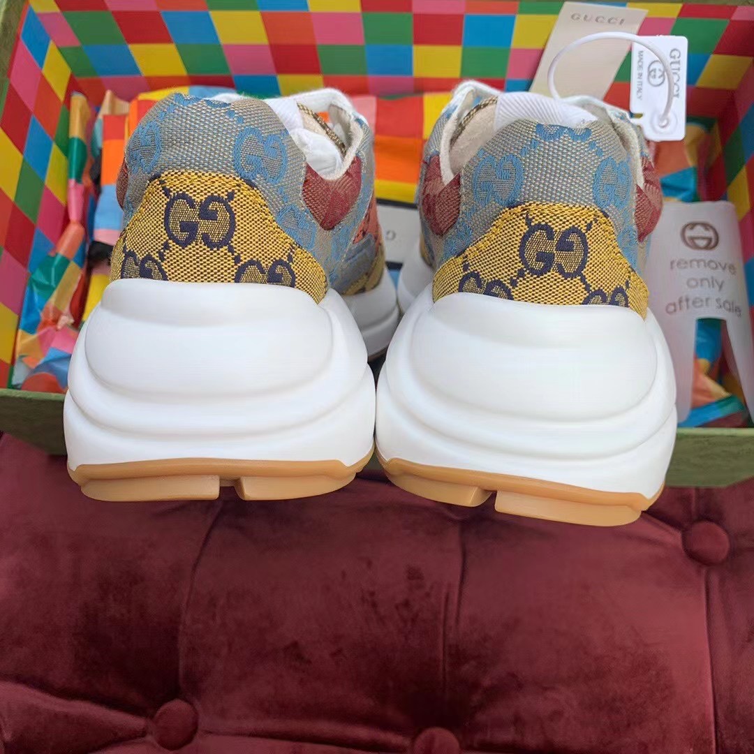 Gucci GG Multicolor Series Rhyton  Sneakers(upon uk size) - PerfectKickZ