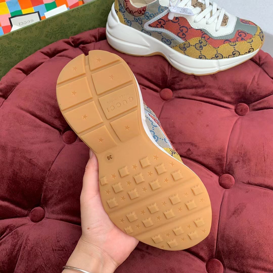 Gucci GG Multicolor Series Rhyton  Sneakers(upon uk size) - PerfectKickZ