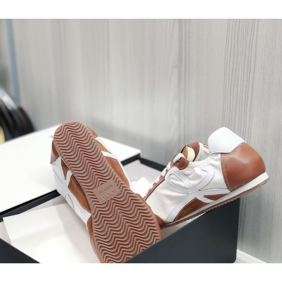 Loewe Ballet Runner In Nylon And Calfskin - 