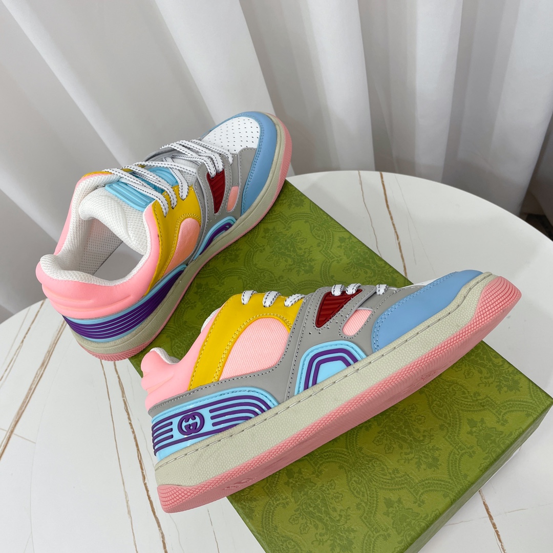 Gucci  Basket Sneaker With Lnterlocking G  - 