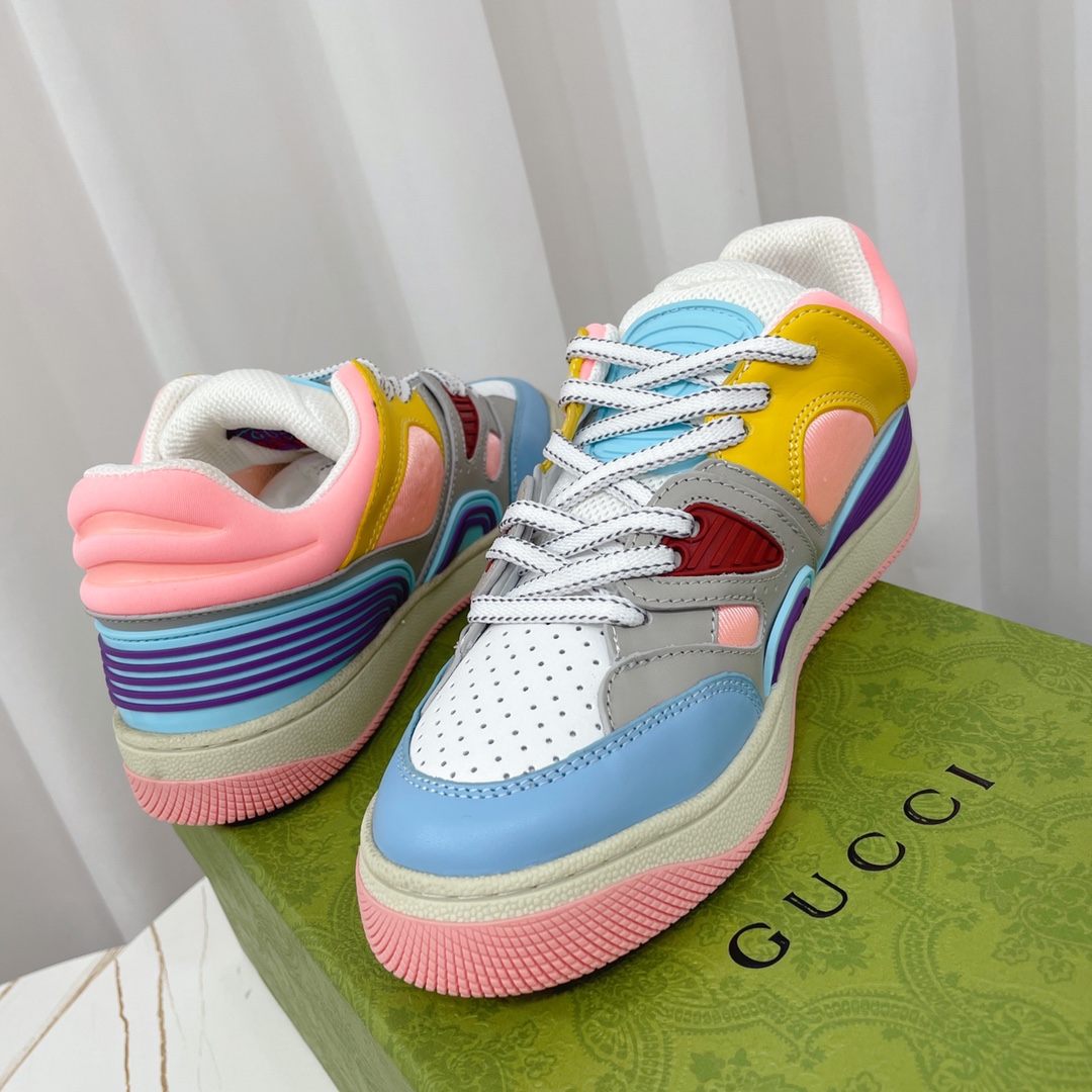 Gucci  Basket Sneaker With Lnterlocking G  - 
