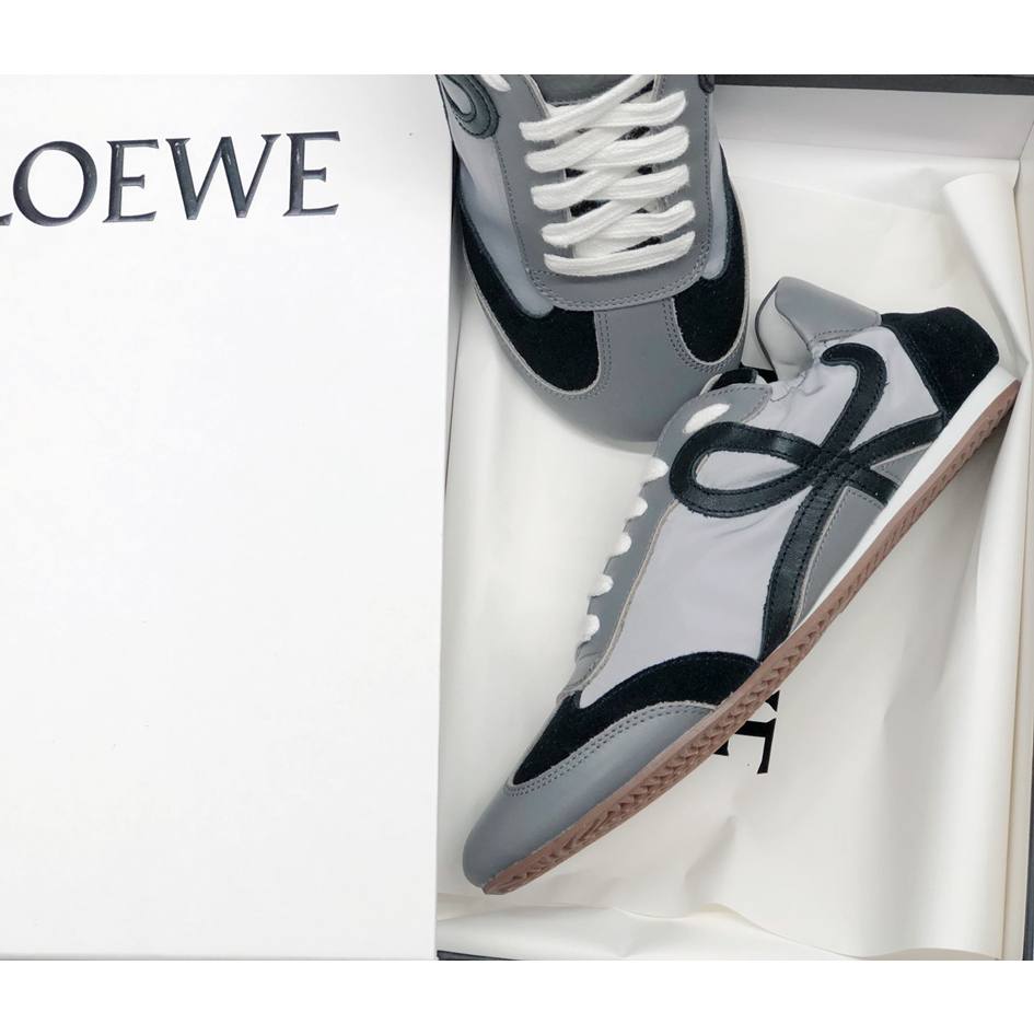 Loewe Ballet Runner In Nylon And Calfskin - PerfectKickZ