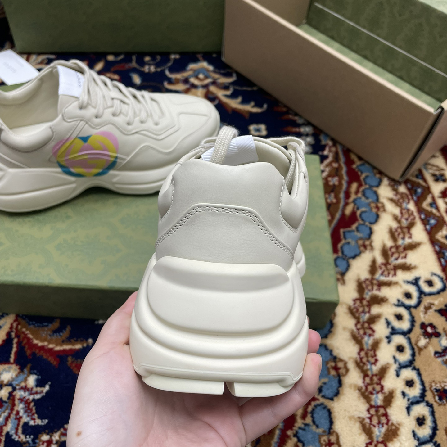 Gucci Women's Rhyton Sneakers - PerfectKickZ