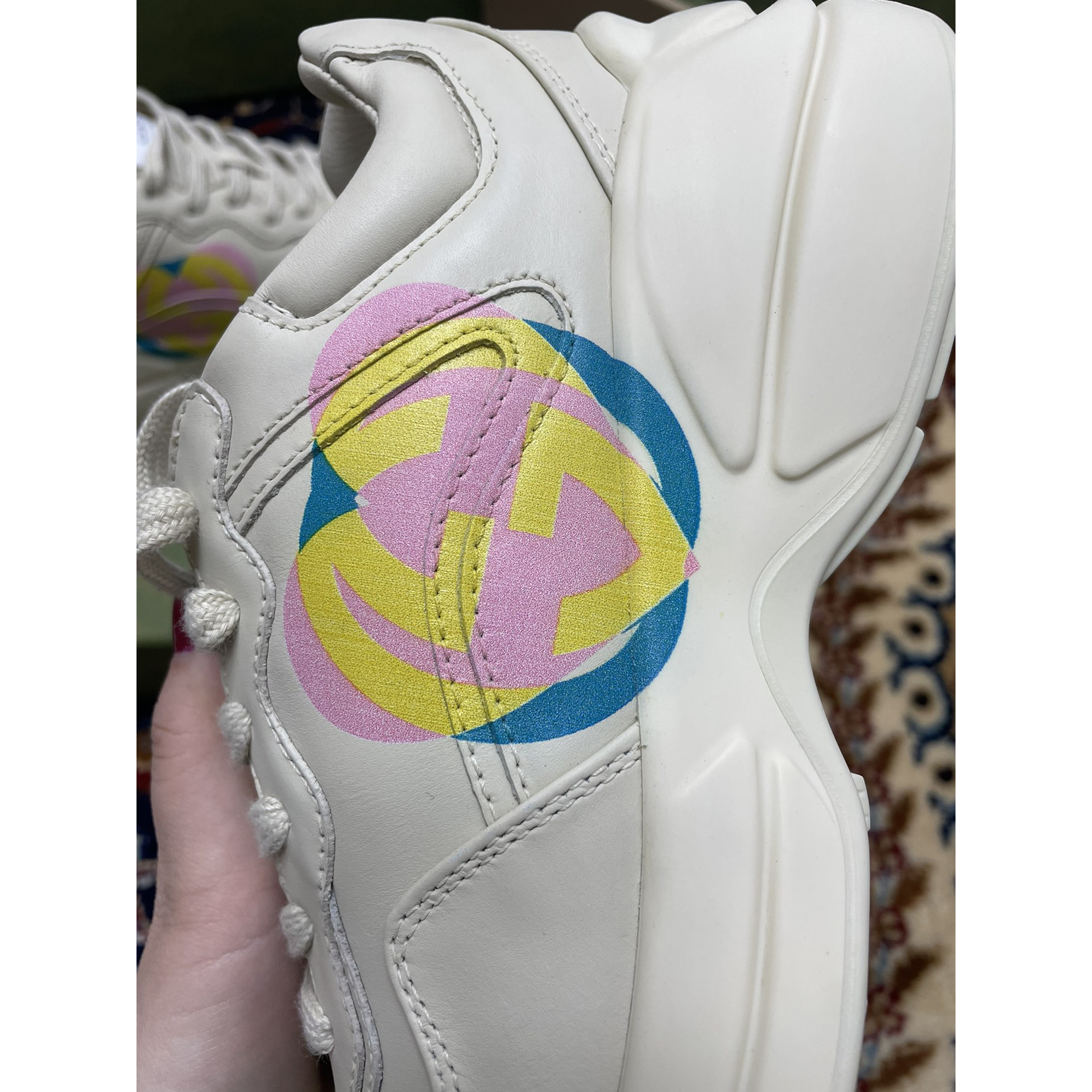 Gucci Women's Rhyton Sneakers - PerfectKickZ