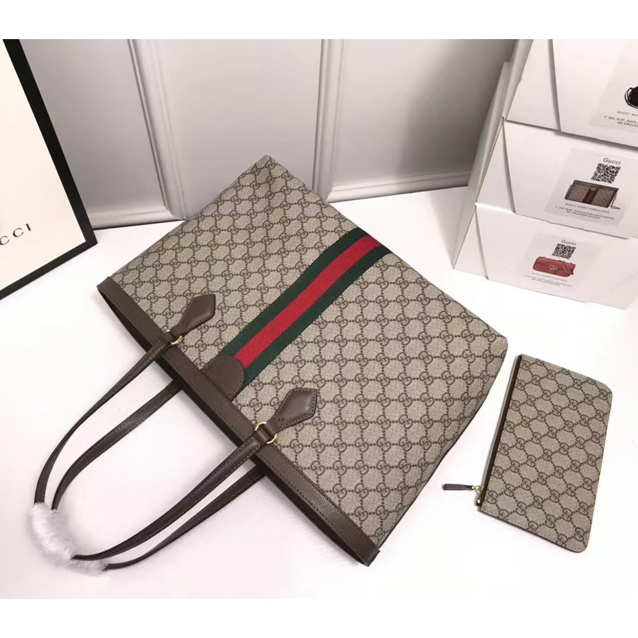 Gucci Ophidia GG Medium Tote（38-28-14CM） - PerfectKickZ