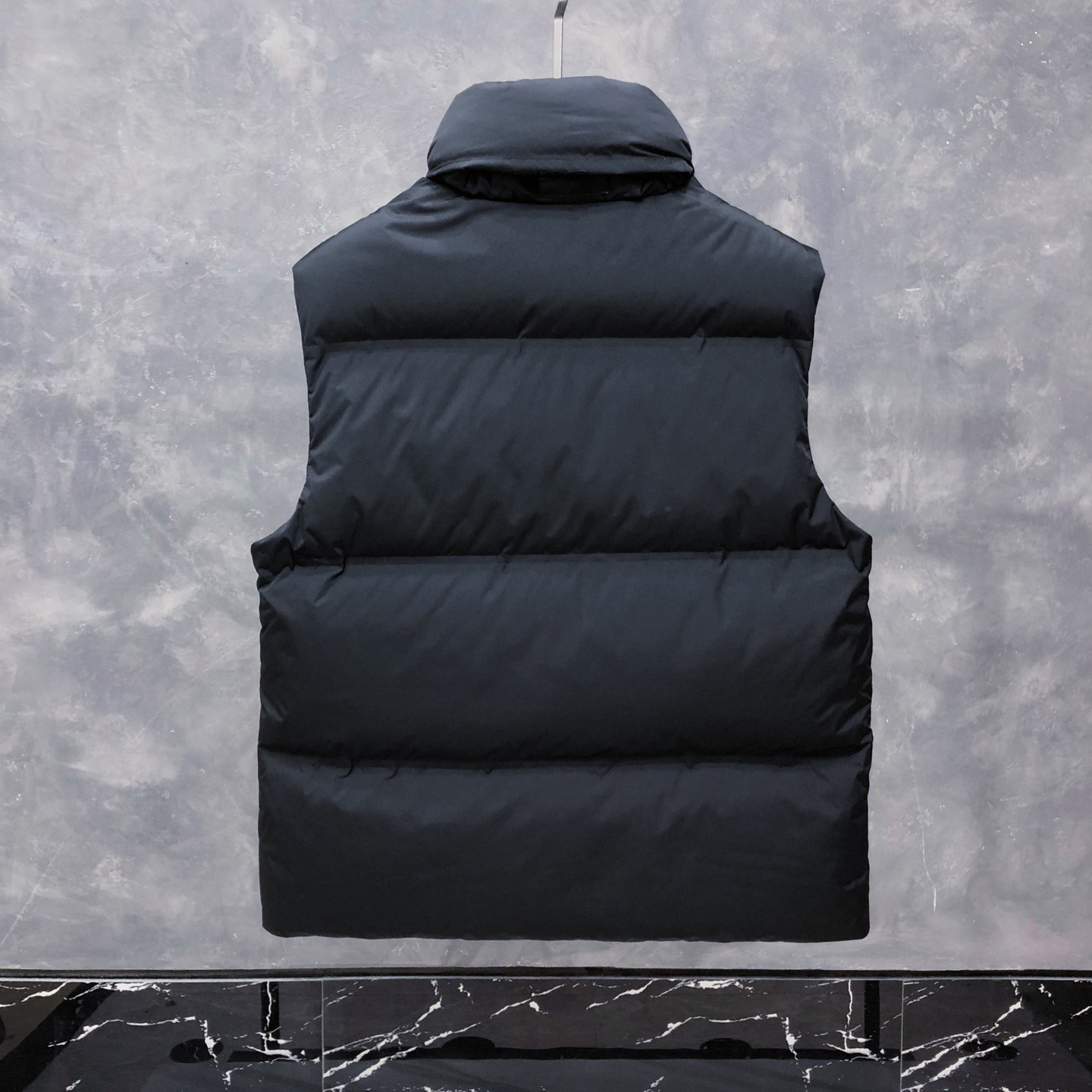 Prada Prada Logo Vest Jacket In Black - PerfectKickZ