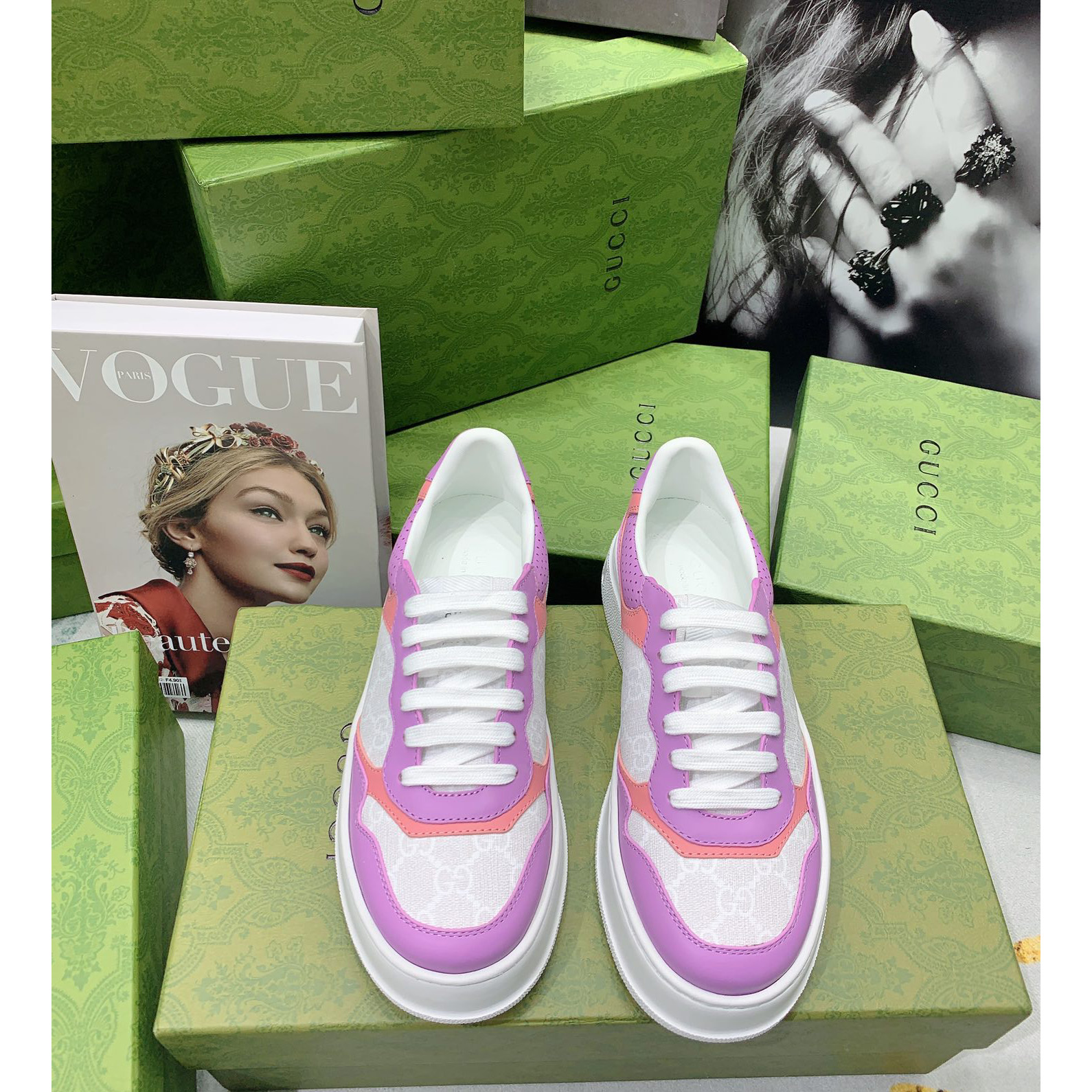 Gucci GG Chunky B SeriesMen's &Women's Sneakers - PerfectKickZ