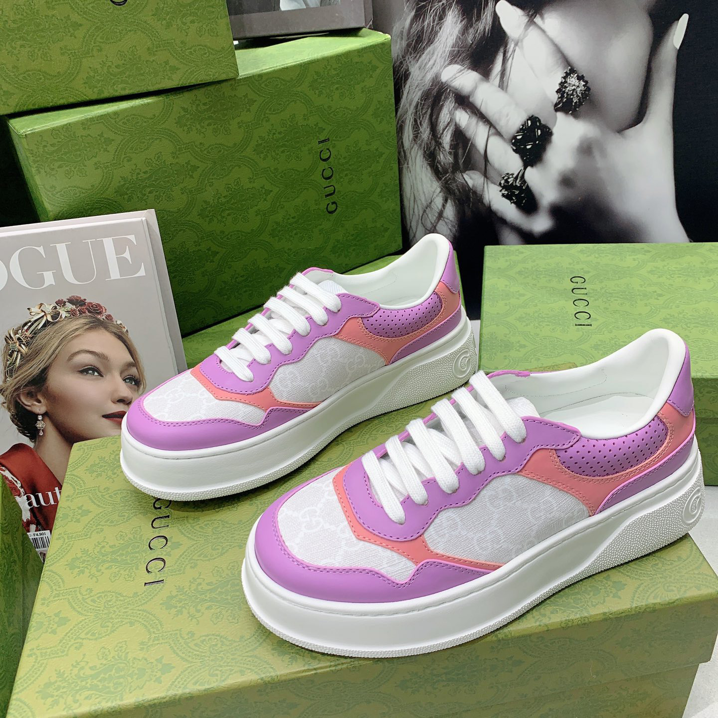 Gucci GG Chunky B SeriesMen's &Women's Sneakers - PerfectKickZ