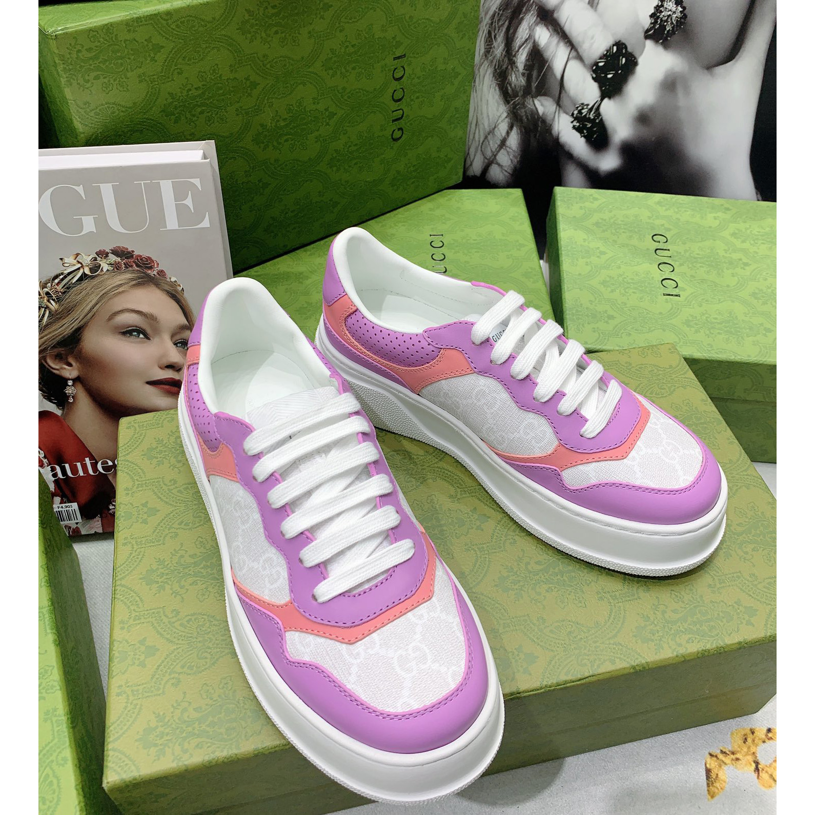 Gucci GG Chunky B SeriesMen's &Women's Sneakers - PerfectKickZ