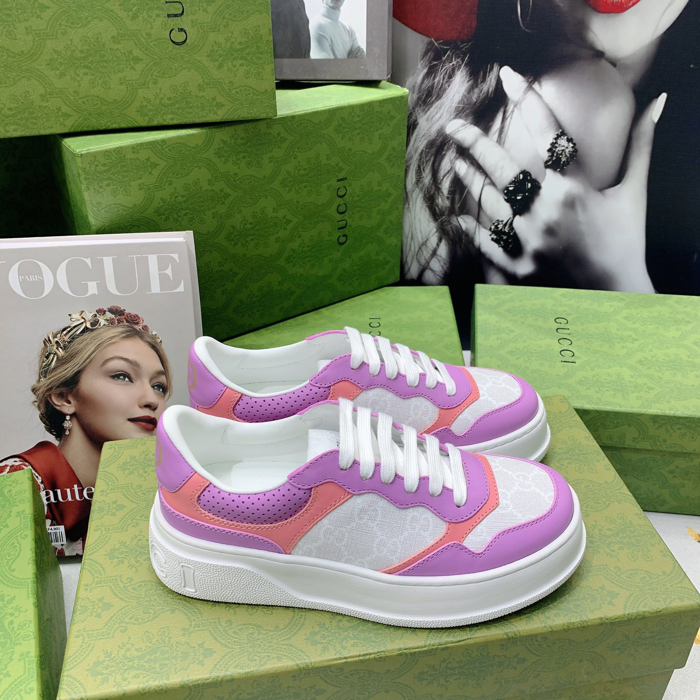 Gucci GG Chunky B SeriesMen's &Women's Sneakers - PerfectKickZ
