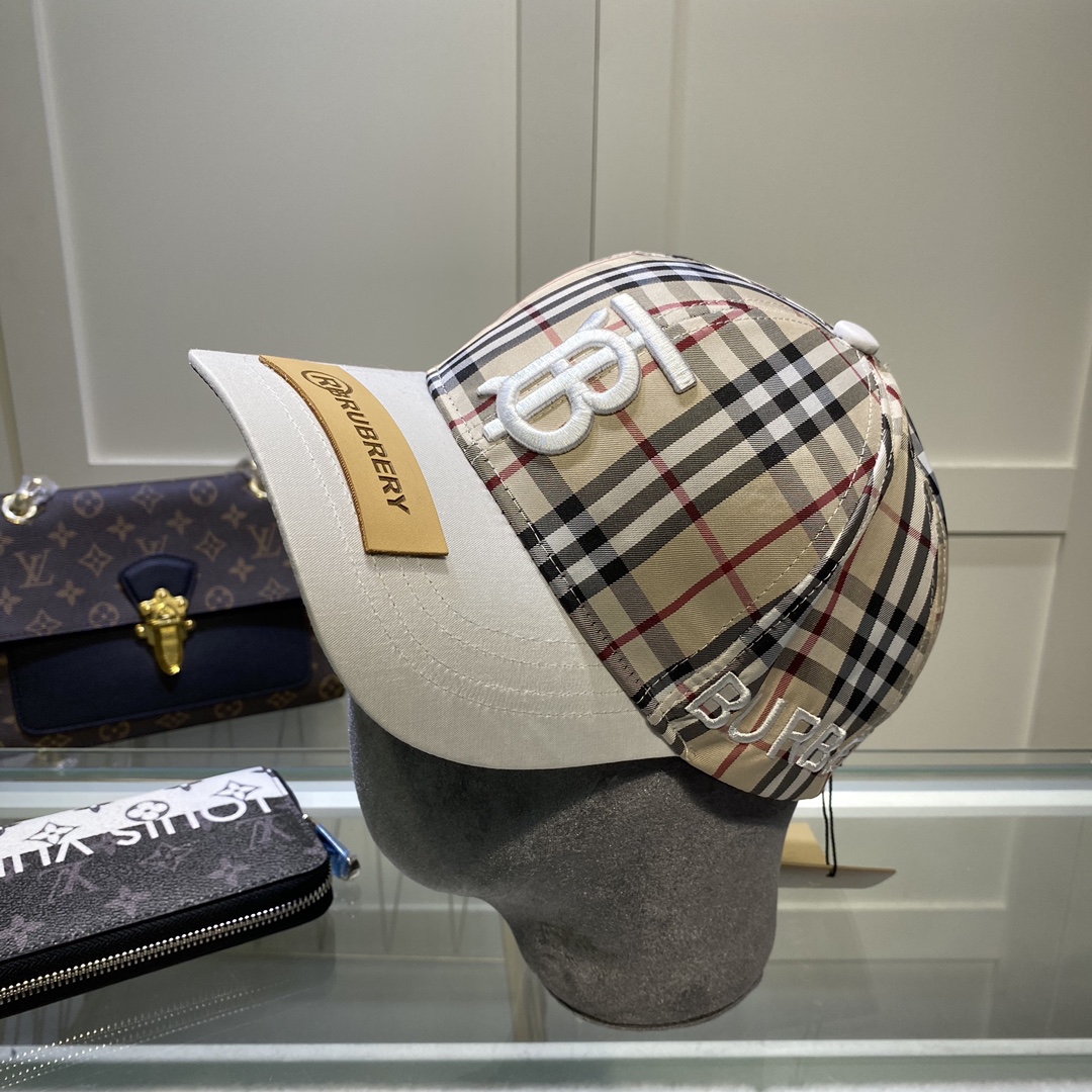 Burberry Monogram Motif Icon Stripe Baseball Cap - PerfectKickZ