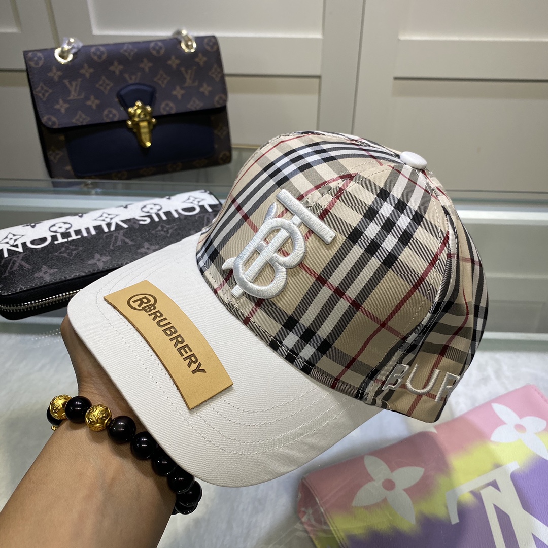Burberry Monogram Motif Icon Stripe Baseball Cap - PerfectKickZ