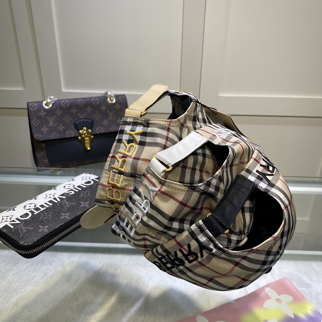 Burberry Monogram Motif Icon Stripe Baseball Cap - PerfectKickZ