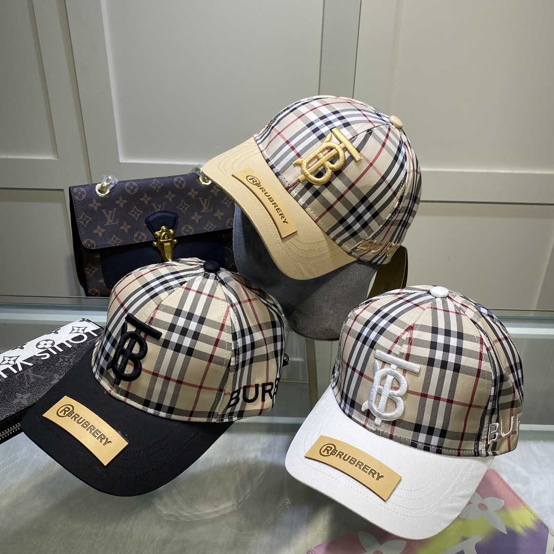 Burberry Monogram Motif Icon Stripe Baseball Cap - PerfectKickZ