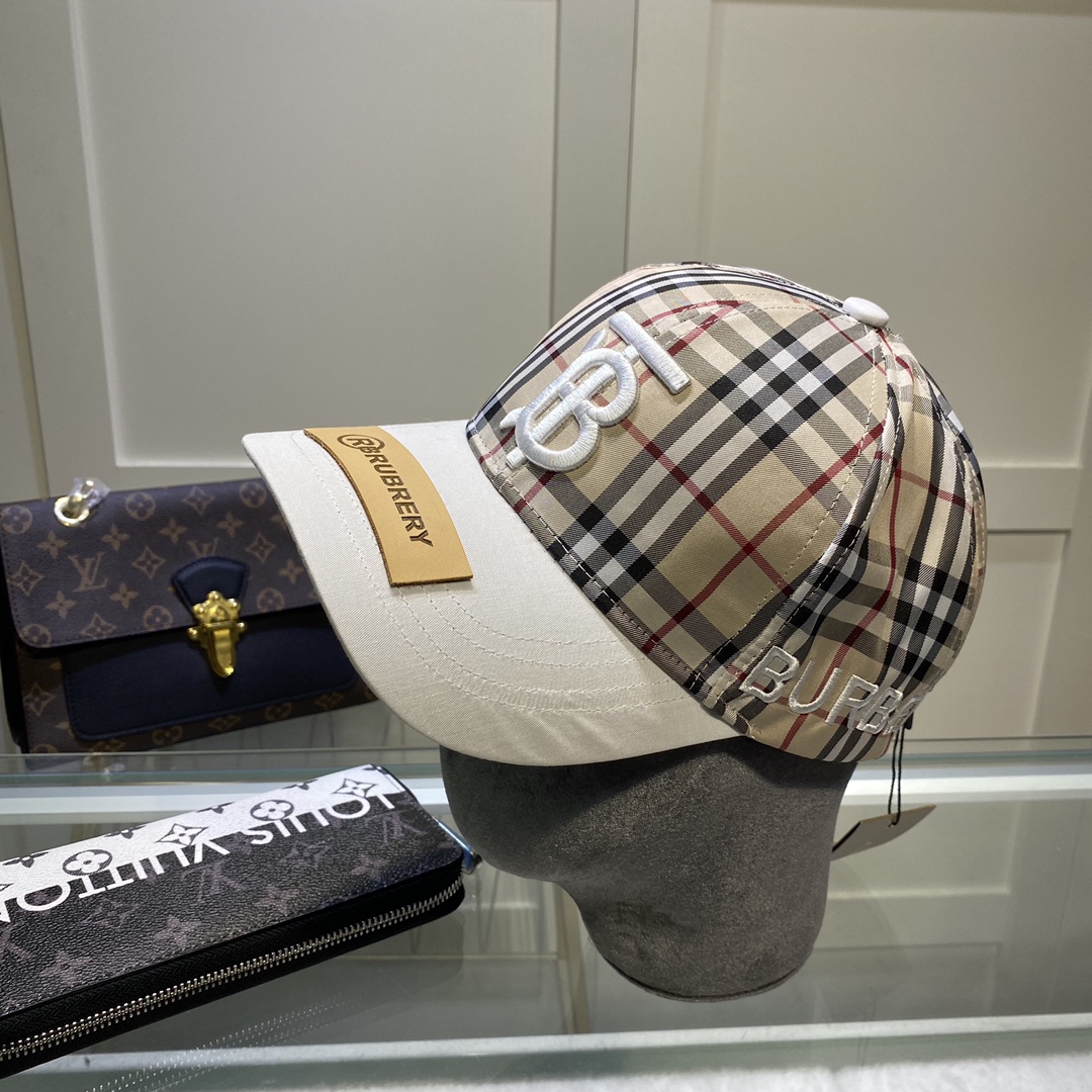 Burberry Monogram Motif Icon Stripe Baseball Cap - PerfectKickZ