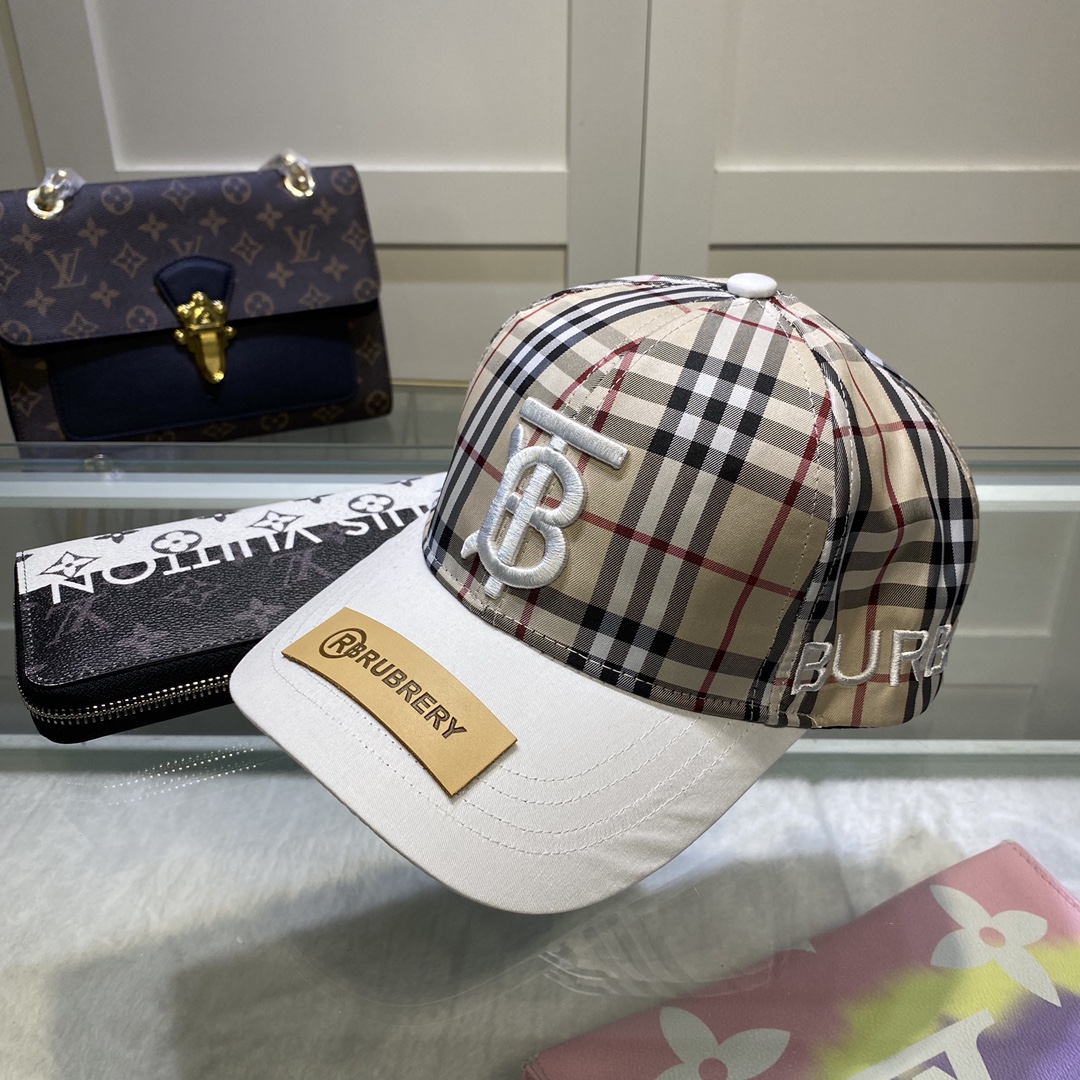 Burberry Monogram Motif Icon Stripe Baseball Cap - PerfectKickZ