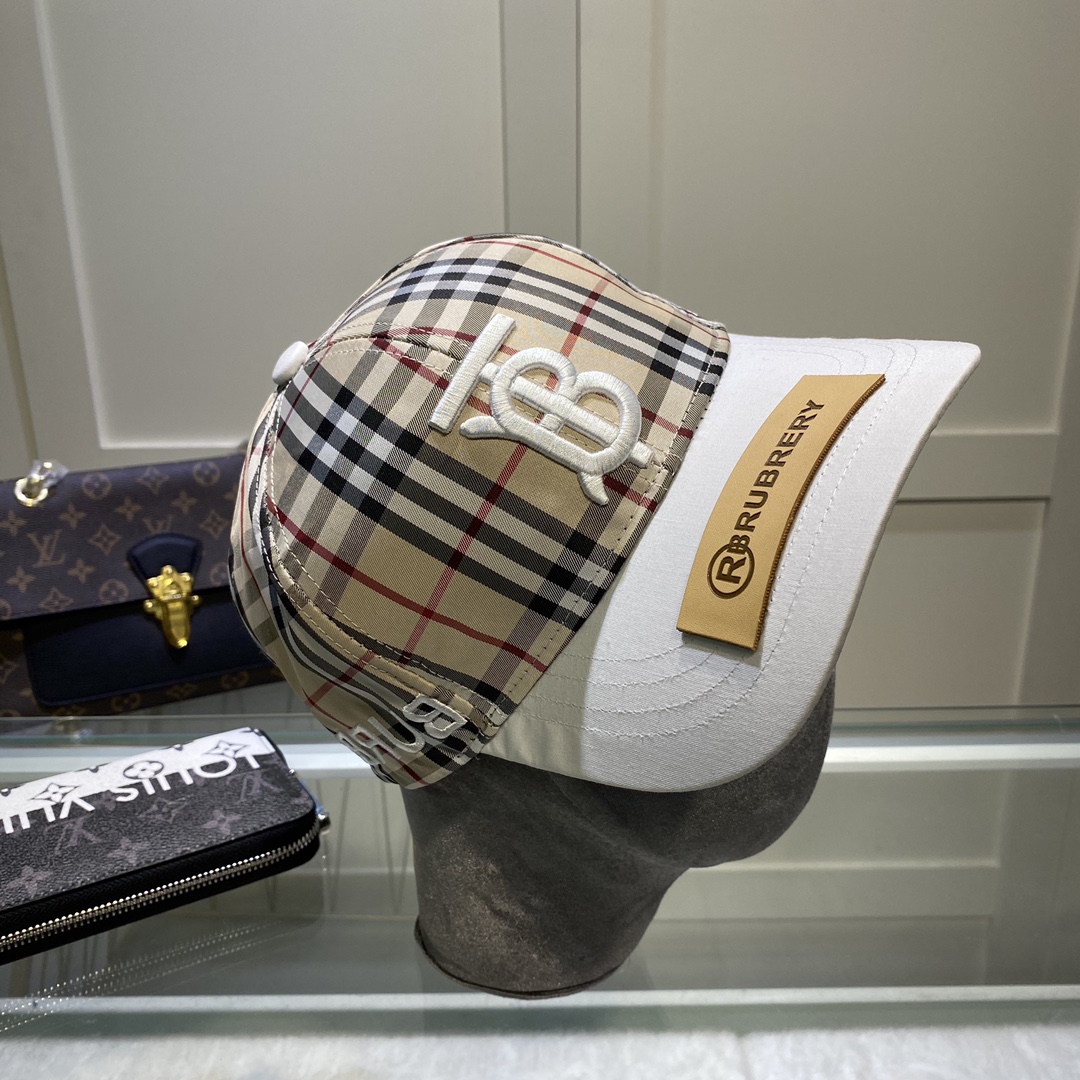 Burberry Monogram Motif Icon Stripe Baseball Cap - PerfectKickZ