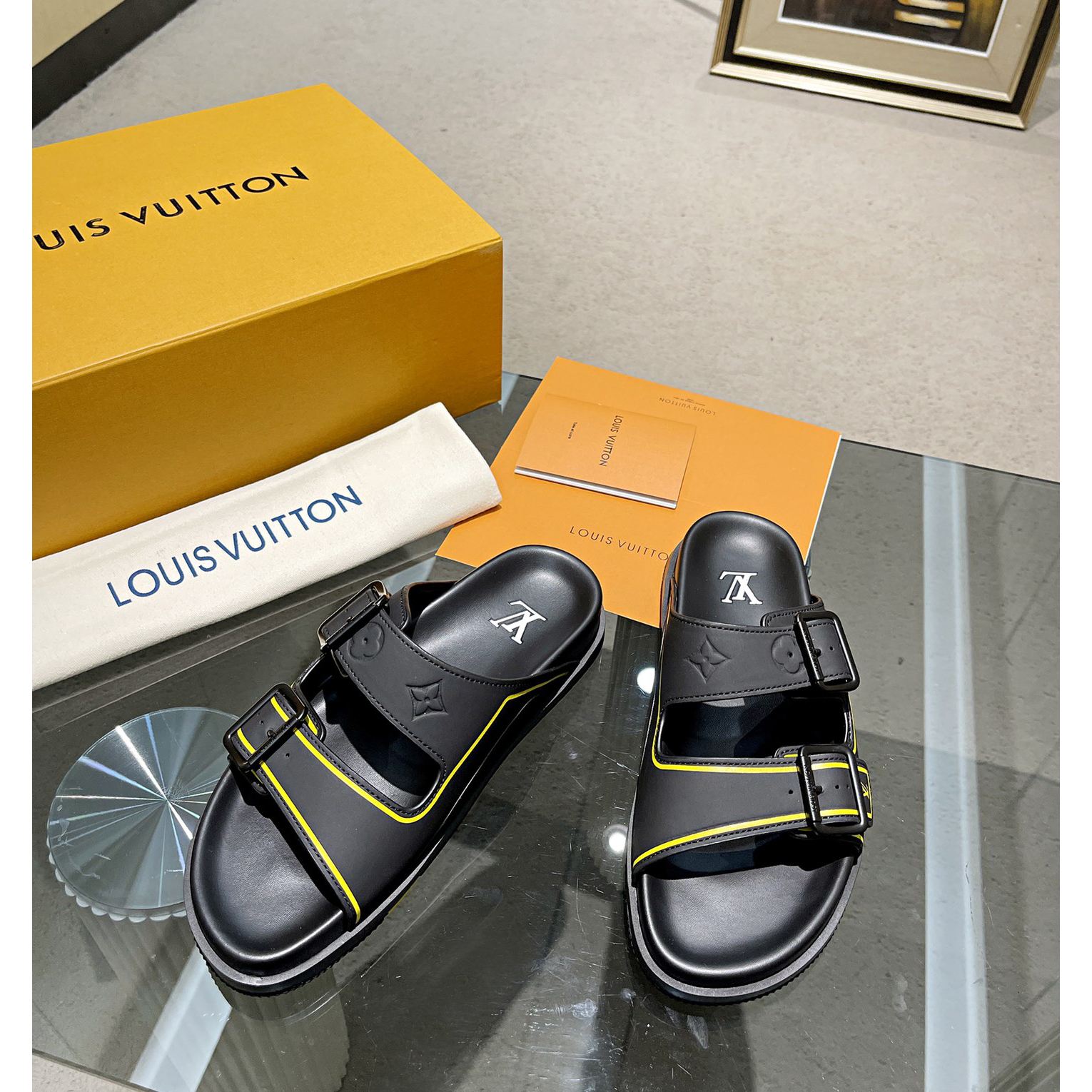 Louis Vuitton Men's Trainer Slippers - PerfectKickZ