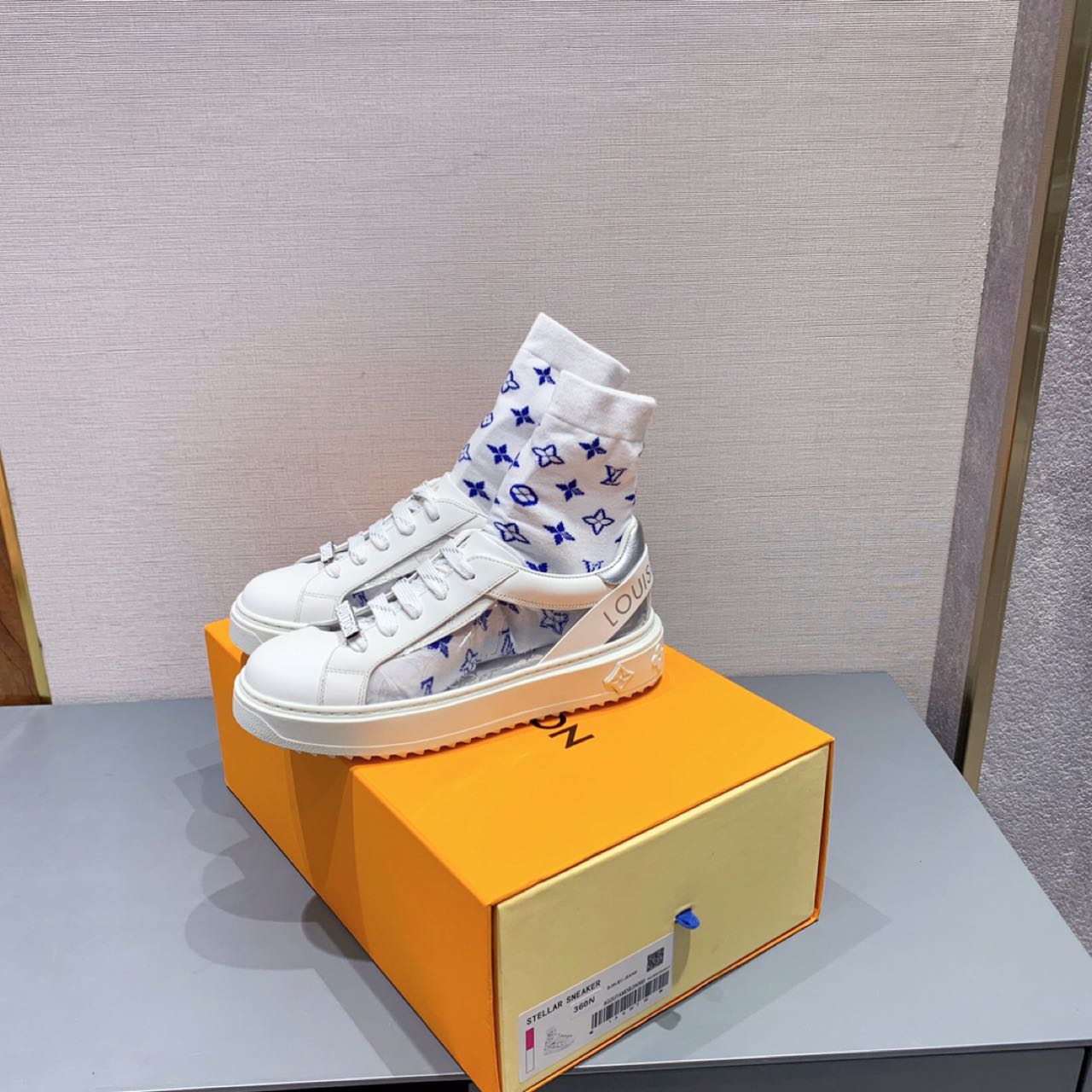 Louis Vuitton Time Out PVC Transparent Logo Sneaker - PerfectKickZ