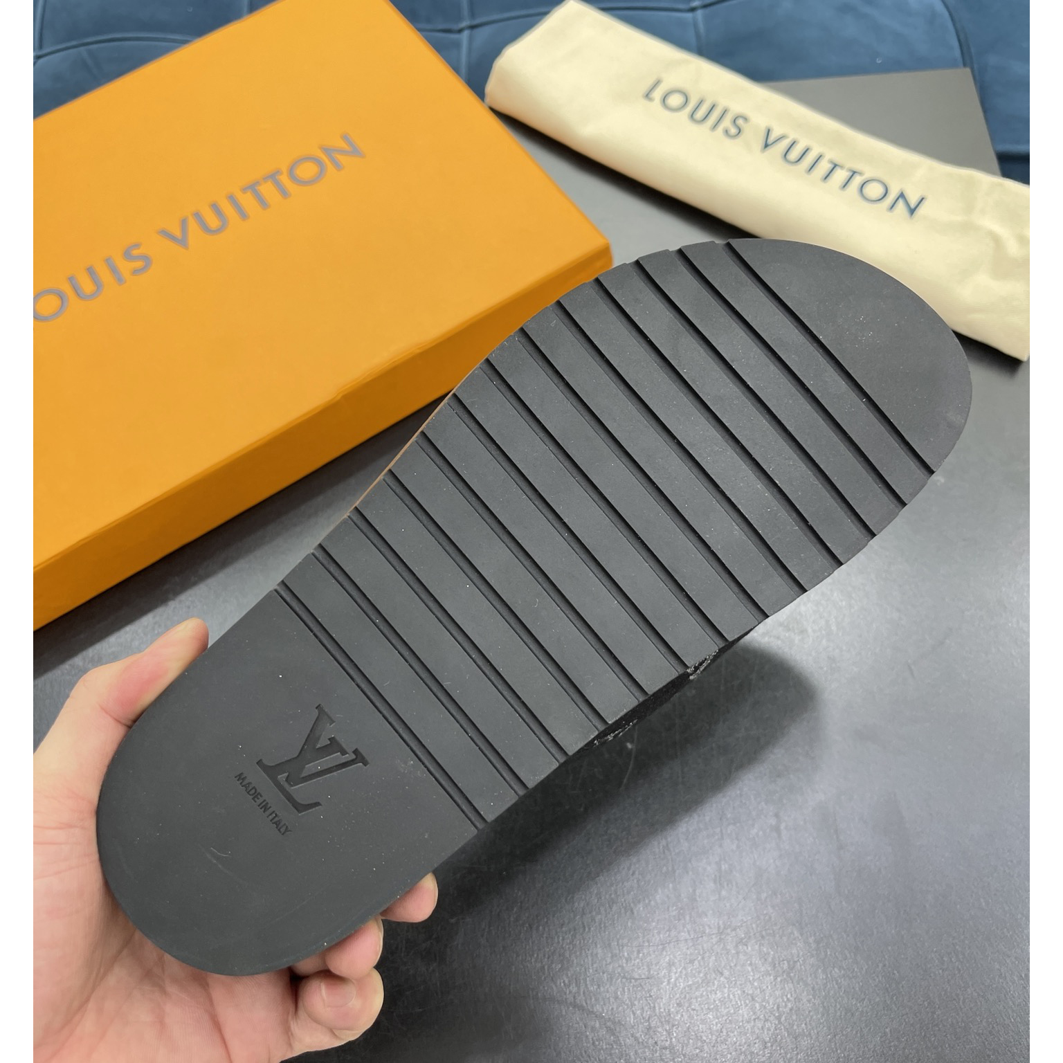 Louis Vuitton x NBA Monogram Slipper - PerfectKickZ