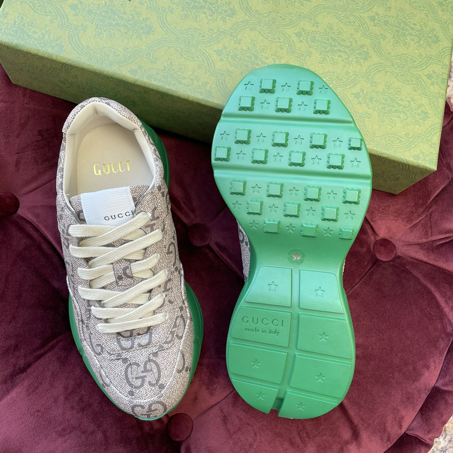 Gucci 100 Special Series Rhyton Sneakers - PerfectKickZ