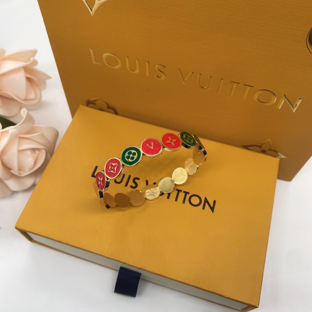 Louis Vuitton 'LV' Bracelet - PerfectKickZ