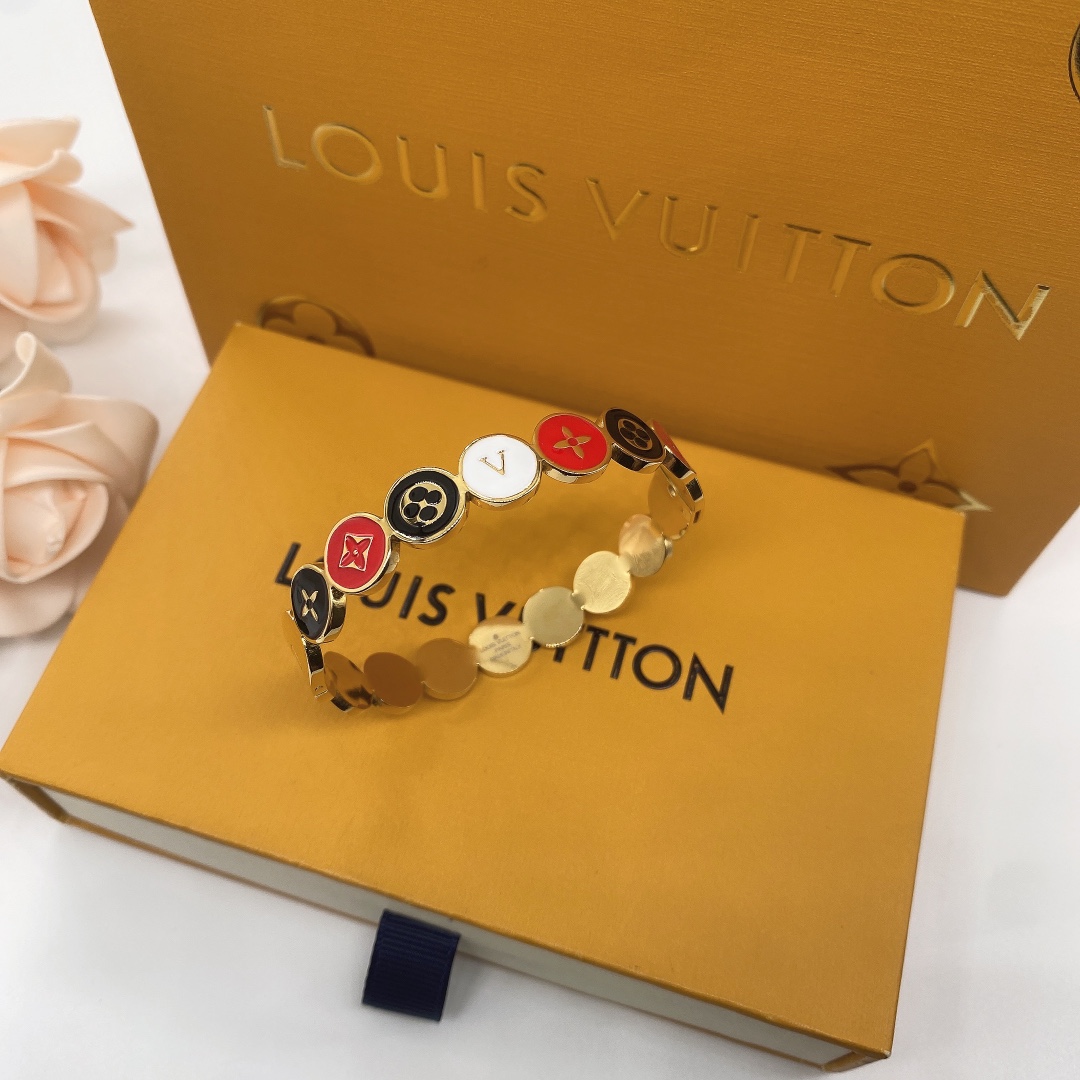 Louis Vuitton 'LV' Bracelet - PerfectKickZ