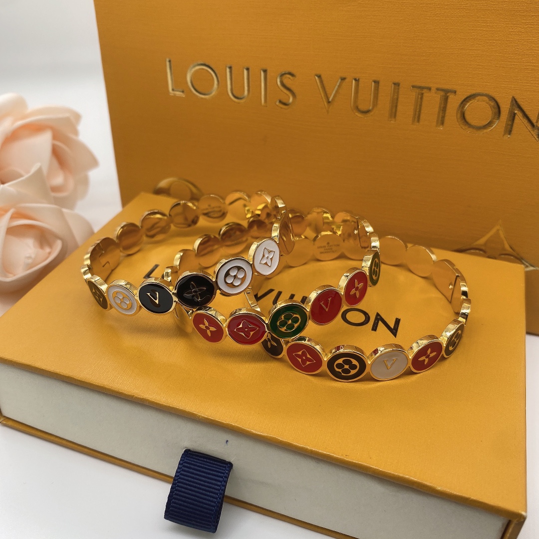 Louis Vuitton 'LV' Bracelet - PerfectKickZ