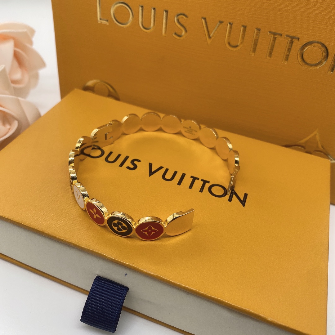 Louis Vuitton 'LV' Bracelet - PerfectKickZ