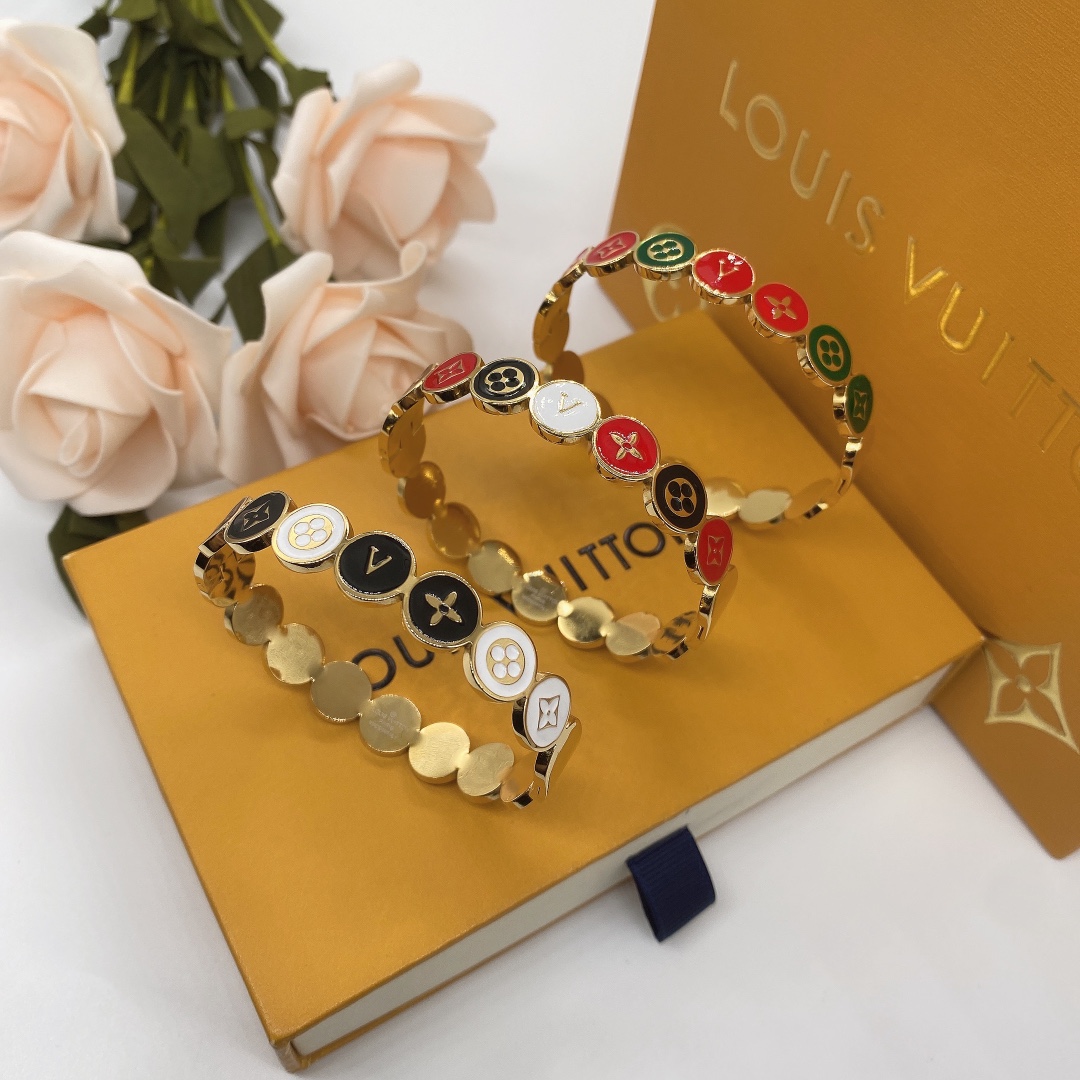 Louis Vuitton 'LV' Bracelet - PerfectKickZ