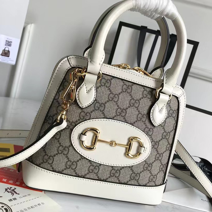 Gucci GG Horsebit 1955 Mini Handle Bag（20-19.5-7.5CM） - PerfectKickZ