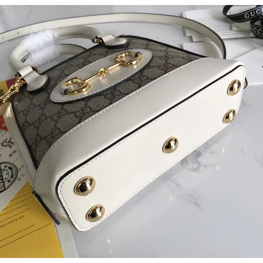 Gucci GG Horsebit 1955 Mini Handle Bag（20-19.5-7.5CM） - PerfectKickZ