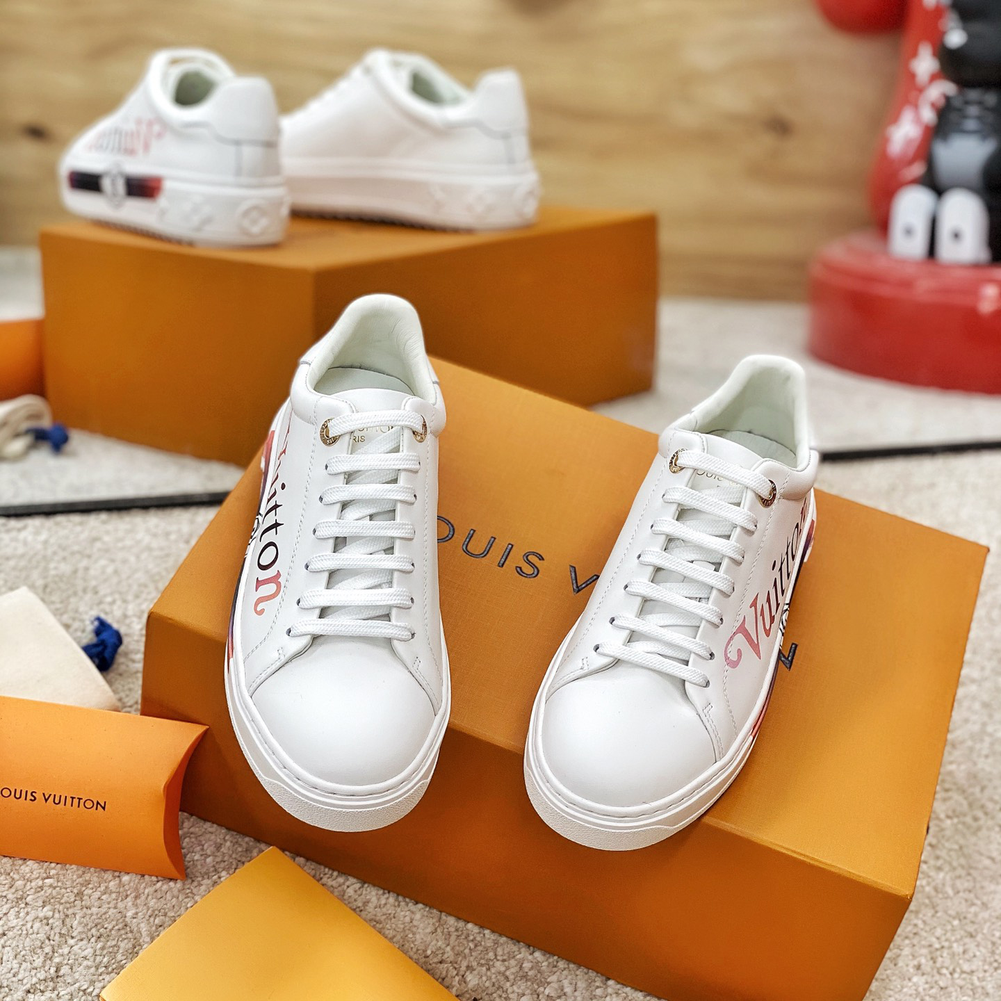 Louis Vuitton Logo Sneaker - PerfectKickZ