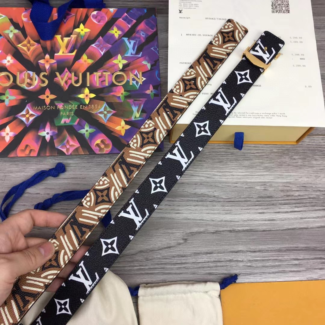 Louis Vuitton Squared Belt - PerfectKickZ