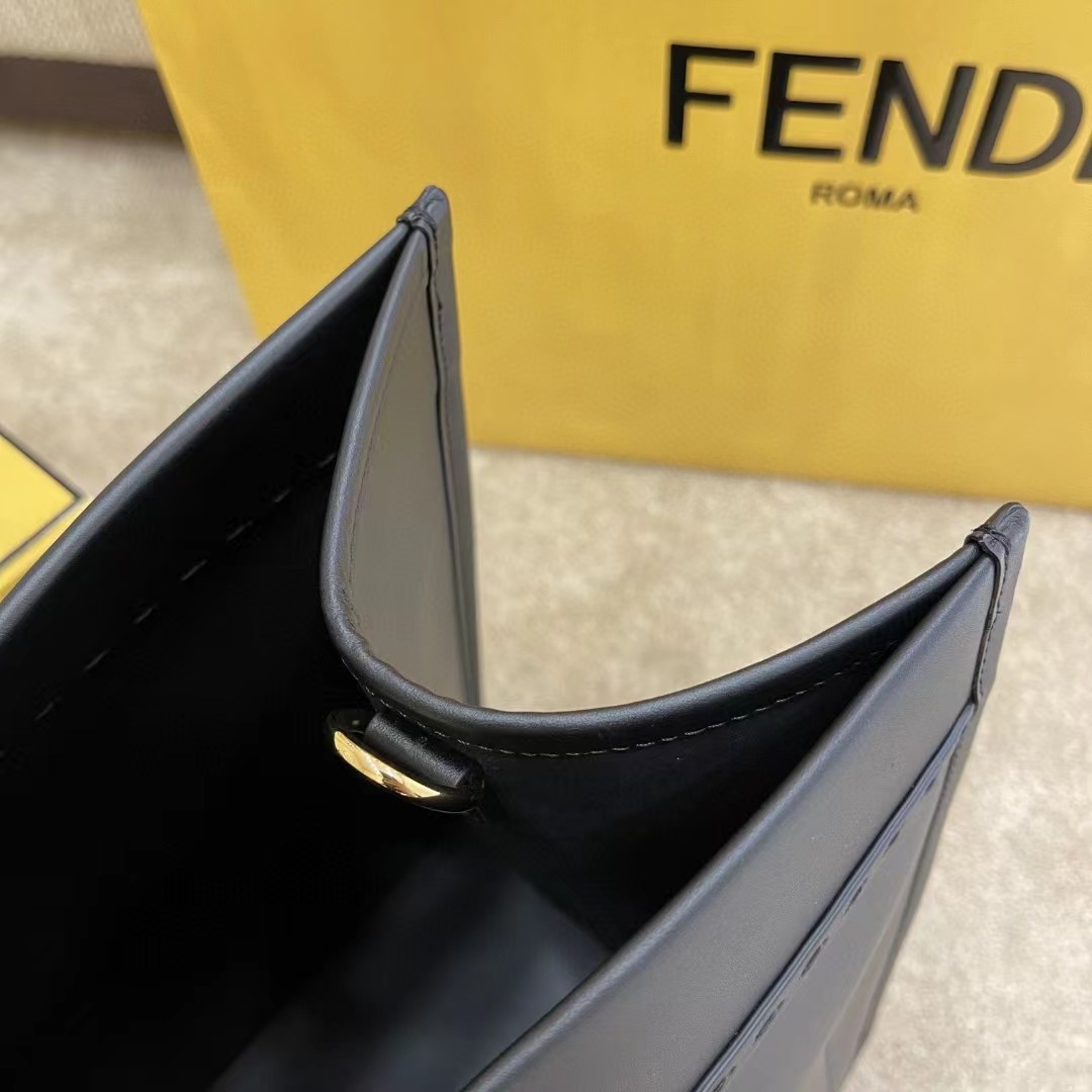 Fendi Sunshine Medium Beige Canvas Bag(40.5-35-21.5cm) - 