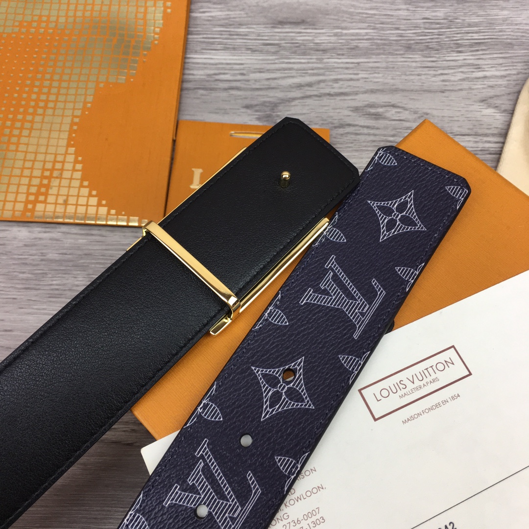 Louis Vuitton Shape 40MM Reversible Belt - PerfectKickZ