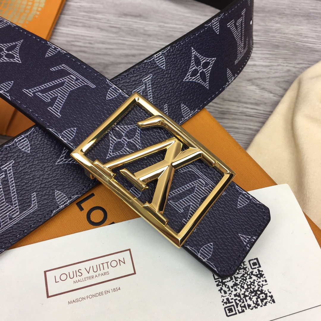 Louis Vuitton Shape 40MM Reversible Belt - PerfectKickZ