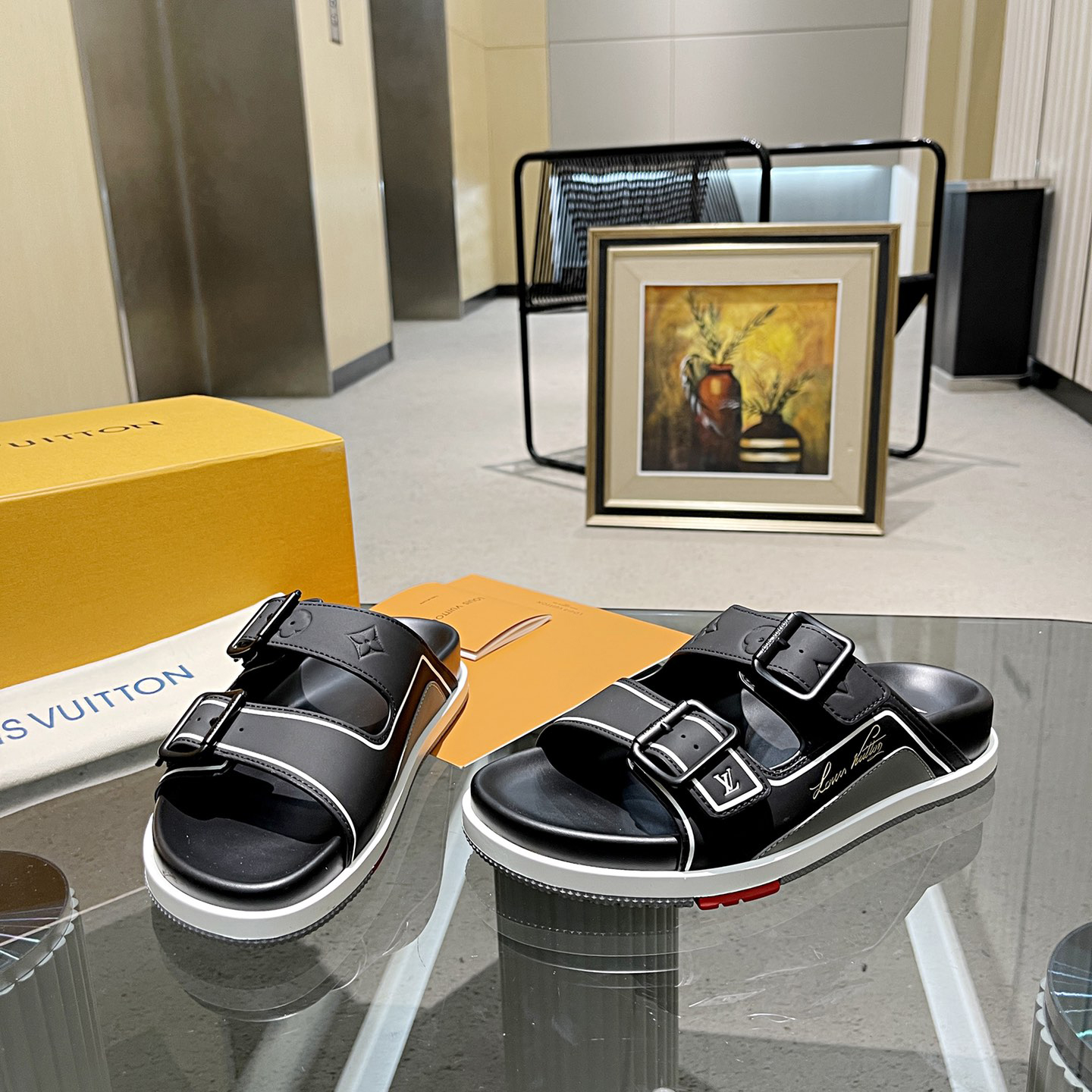 Louis Vuitton Men's Trainer Slippers - PerfectKickZ